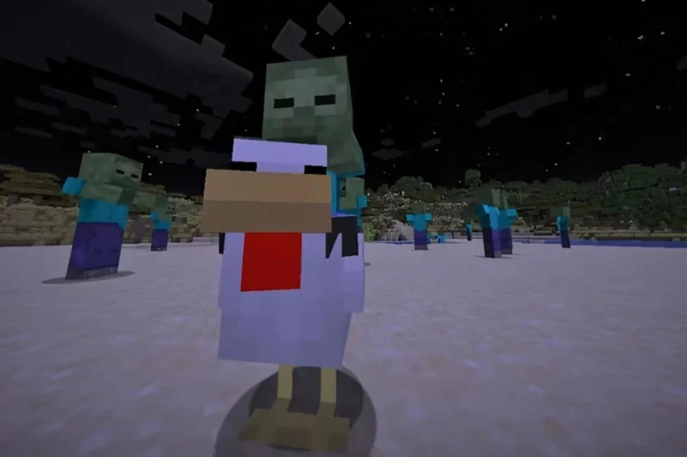 Sự Nguy Hiểm Của Baby Zombie Và Chicken Jockey Trong Game Minecraft 