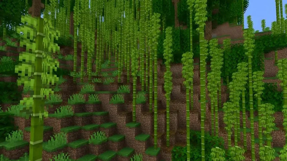 Đặc Điểm Và Vị Trí Khai Thác Gỗ Tre Trong Game Minecraft 