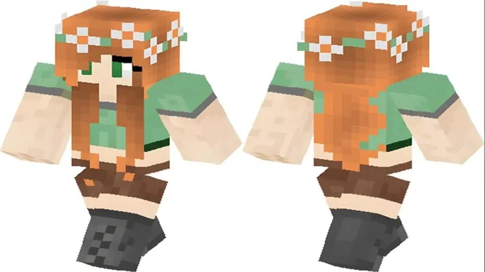 Alex Nhân Vật Mặc Định Năng Động Trong Game Minecraft 