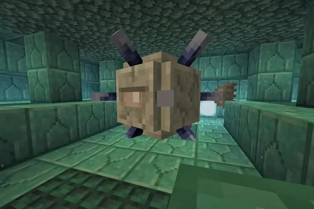 Chiến Thuật Đối Phó Hộ Vệ Trưởng Lão Tại Tượng Đài Đại Dương Trong Game Minecraft 
