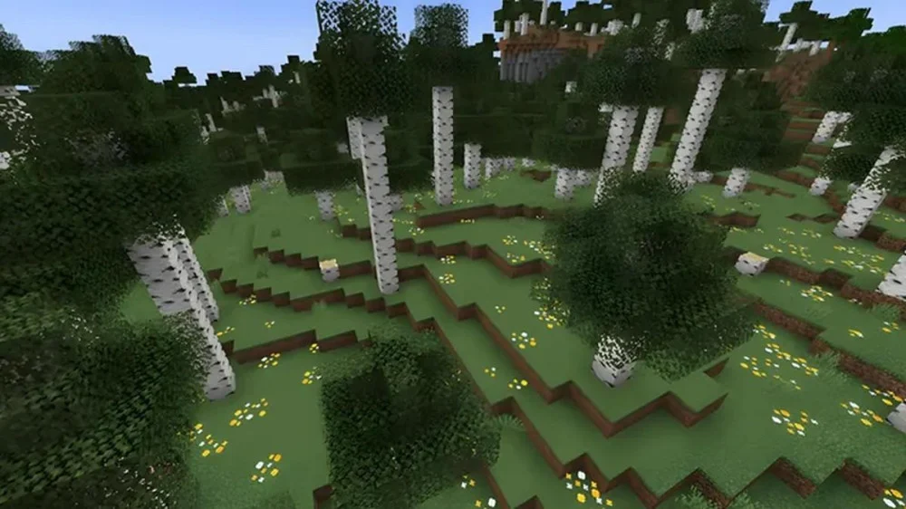Đặc Điểm Và Vị Trí Khai Thác Gỗ Bạch Dương Trong Game Minecraft 