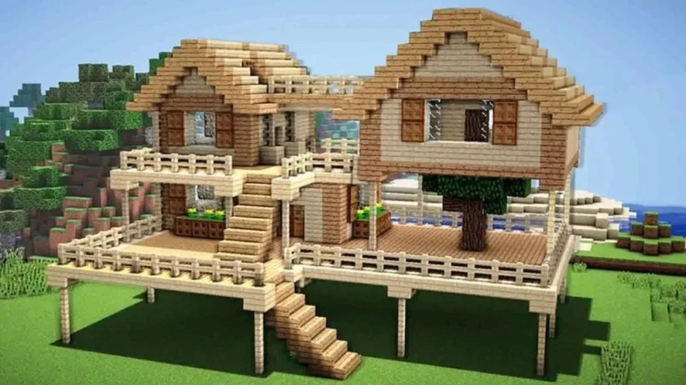 30+ Mẫu nhà Minecraft đẹp, hiện đại nhất
