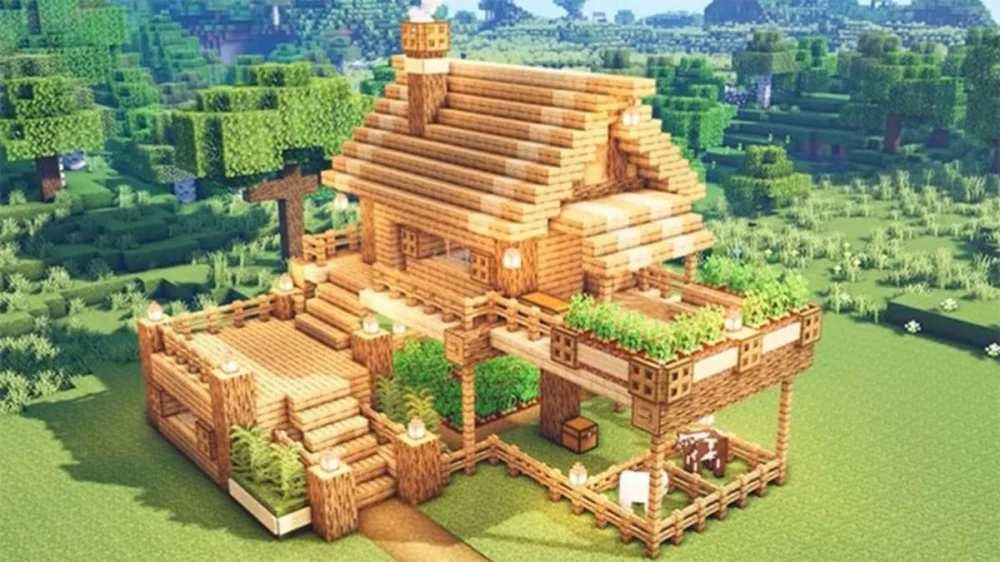 30+ Mẫu nhà Minecraft đẹp, hiện đại nhất