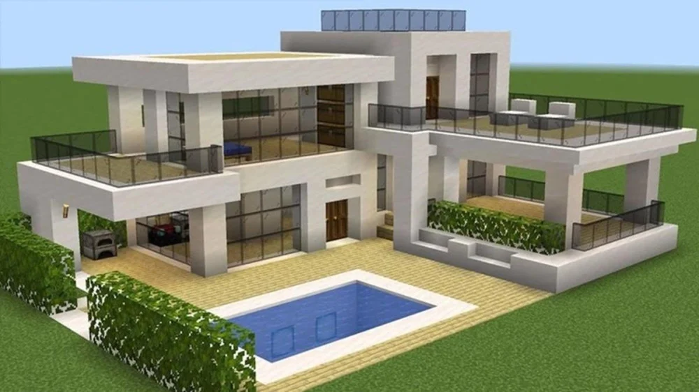 30+ Mẫu nhà Minecraft đẹp, hiện đại nhất