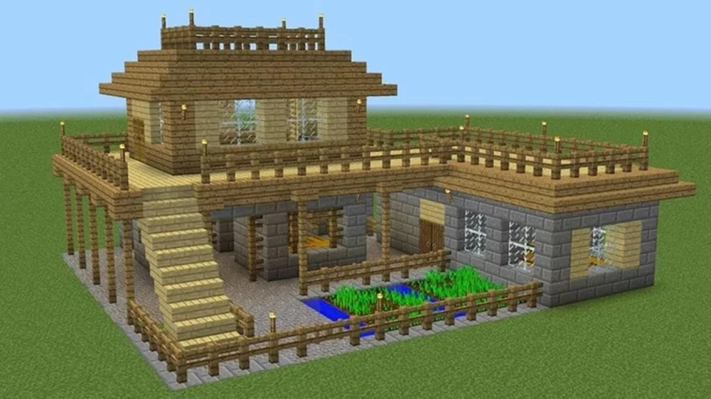 30+ Mẫu nhà Minecraft đẹp, hiện đại nhất