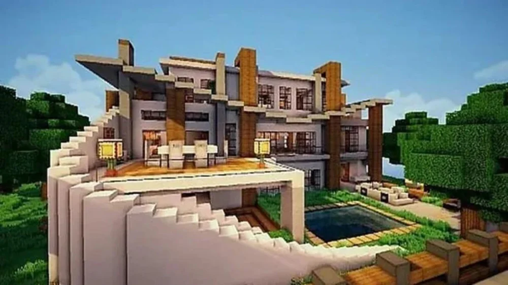 30+ Mẫu nhà Minecraft đẹp, hiện đại nhất