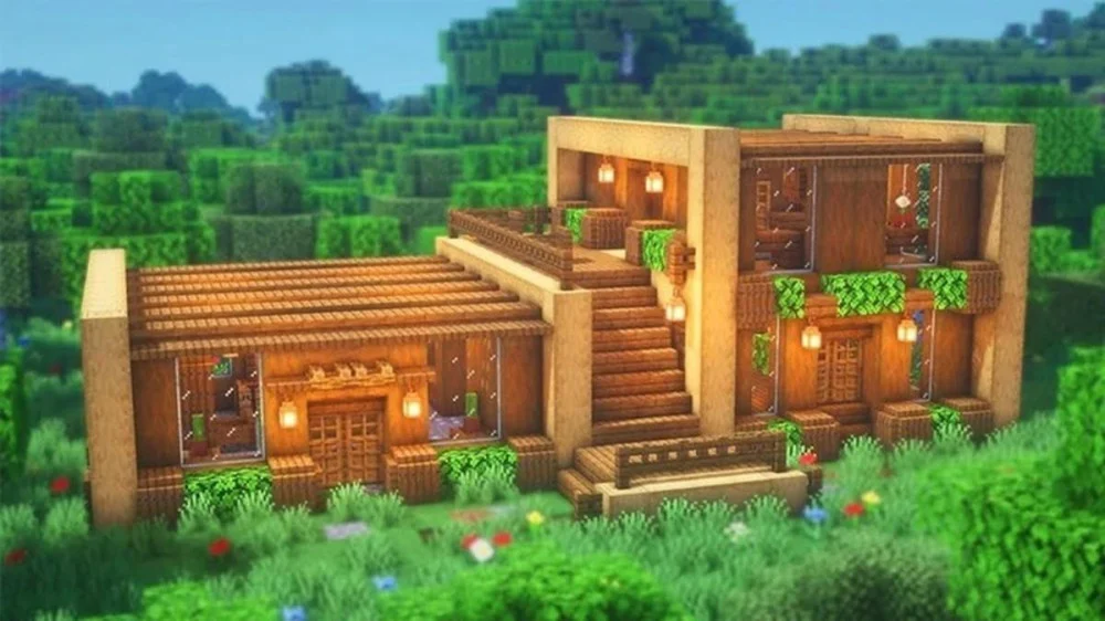 30+ Mẫu nhà Minecraft đẹp, hiện đại nhất