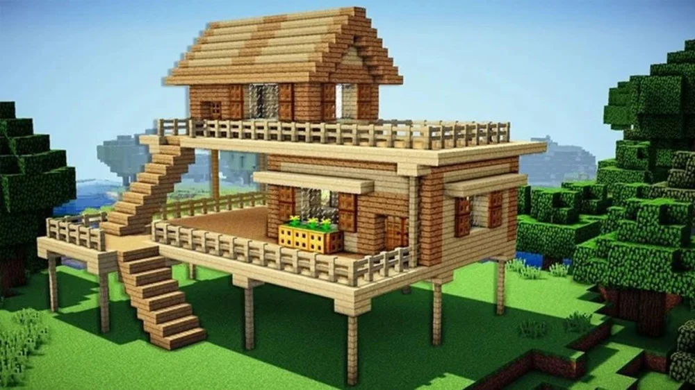 30+ Mẫu nhà Minecraft đẹp, hiện đại nhất