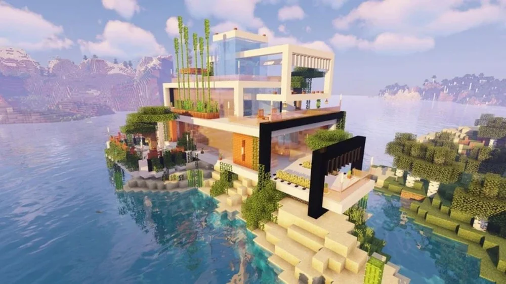 30+ Mẫu nhà Minecraft đẹp, hiện đại nhất