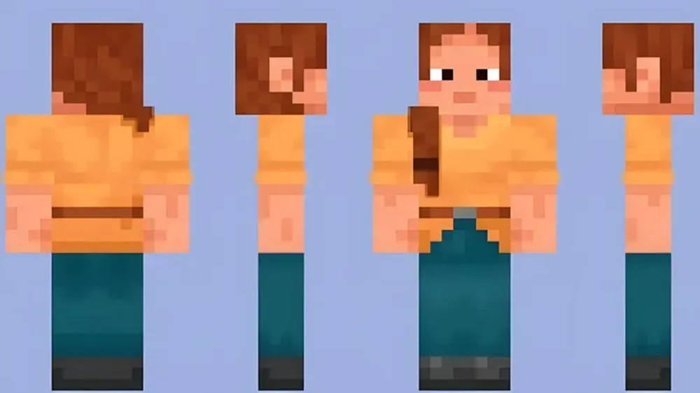 Ari Nhân Vật Mang Phong Cách Gần Gũi Và Dễ Mến Trong Game Minecraft 