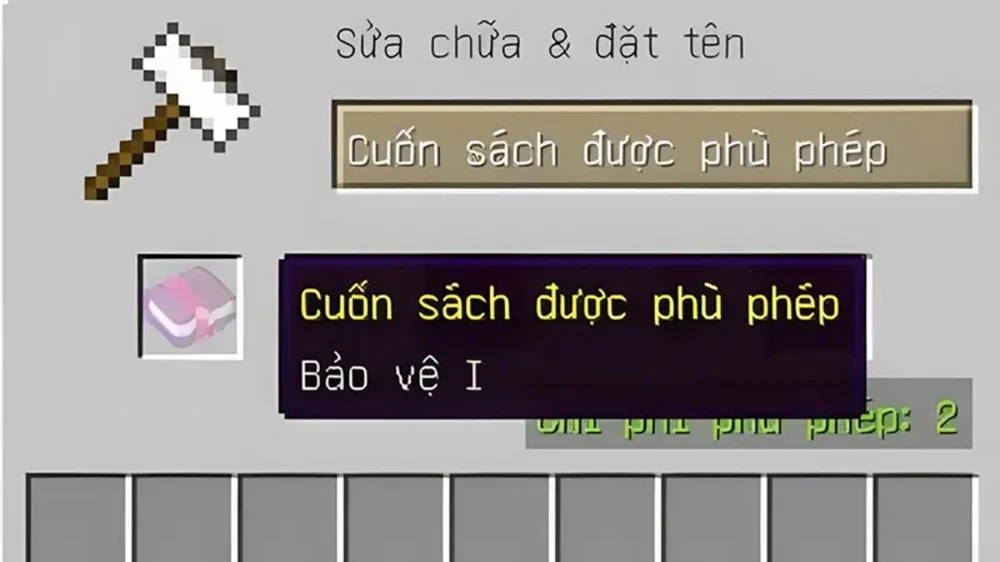 Cách Tạo Ra Sách Phù Phép Từ Bàn Phù Phép Trong Game Minecraft