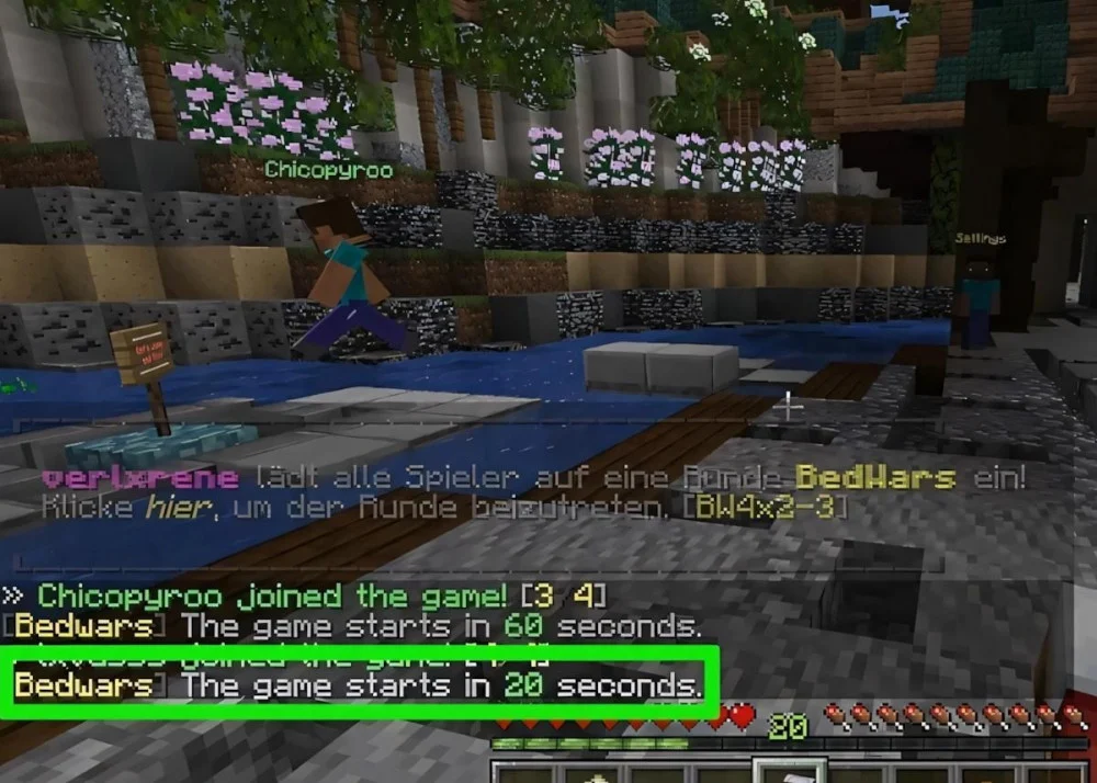 Hướng Dẫn Giao Tiếp Và Tạo Nhóm Trong Sảnh Chờ BedWars 