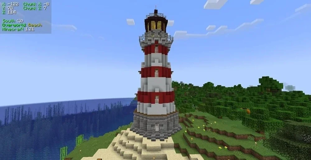 Luyện Kỹ Năng Xây Hình Tròn Đối Xứng Trong Minecraft