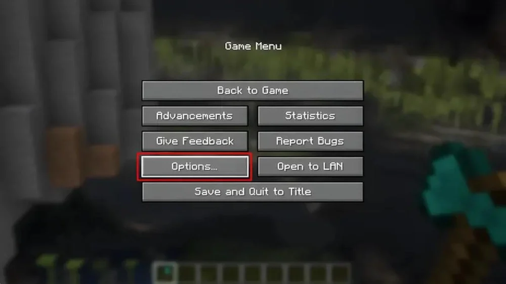 Hướng dẫn mở Menu Options trong game nhanh chóng
