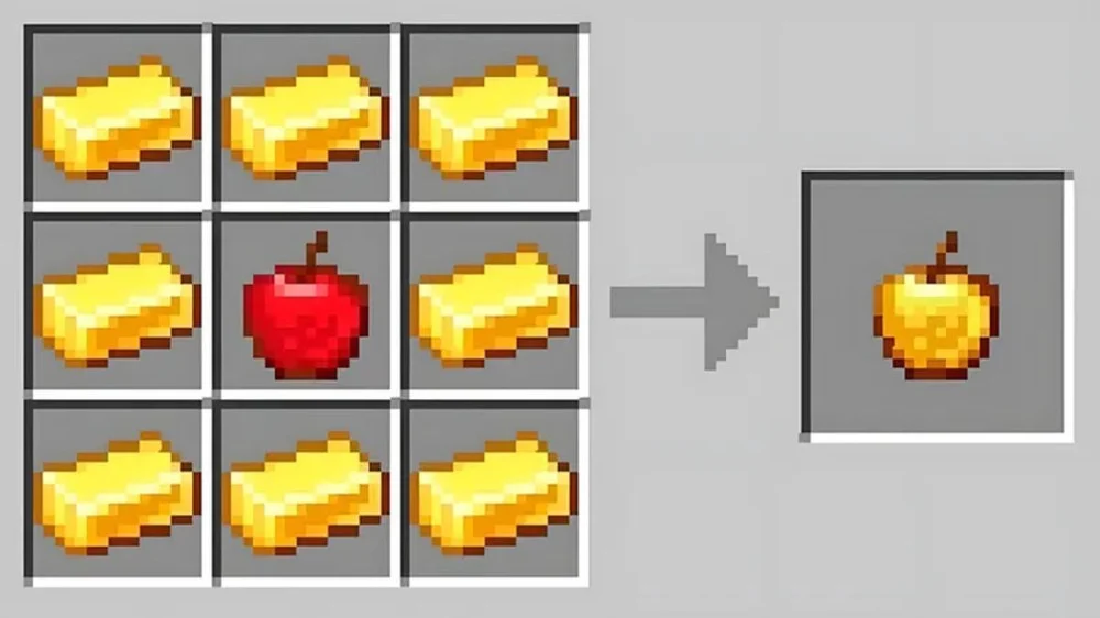 Hướng Dẫn Chế Tạo Và Tìm Kiếm Táo Vàng (Golden Apple)