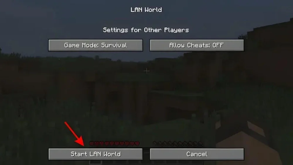Cách chơi Minecraft cùng bạn bè trong mạng LAN