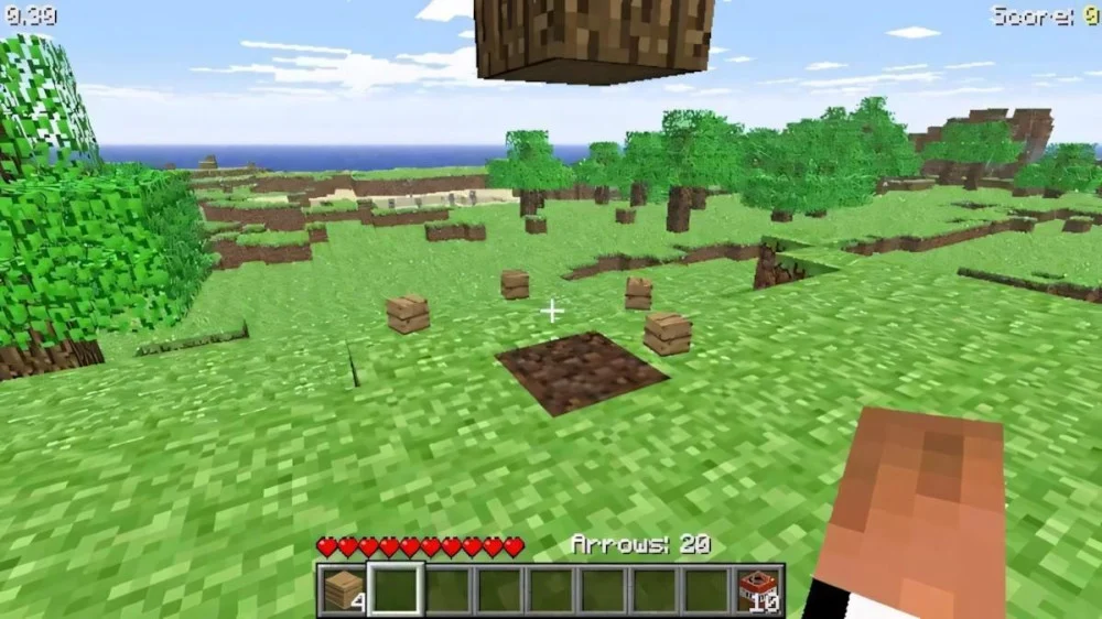 Cách Thu Thập Gỗ Và Chế Tạo Công Cụ Trong Minecraft 