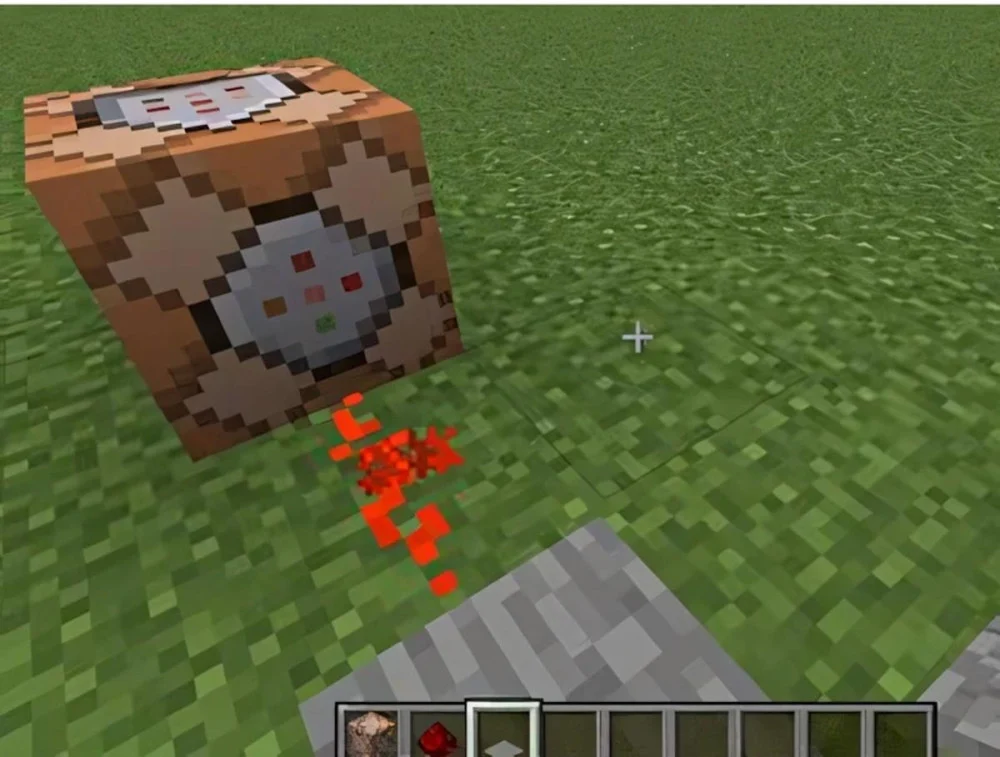 Dùng lệnh say trong command block để giao tiếp với người chơi