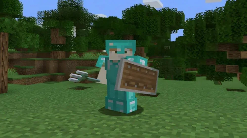 Làm khiên Minecraft phòng thủ hiệu quả PvE lẫn PvP 