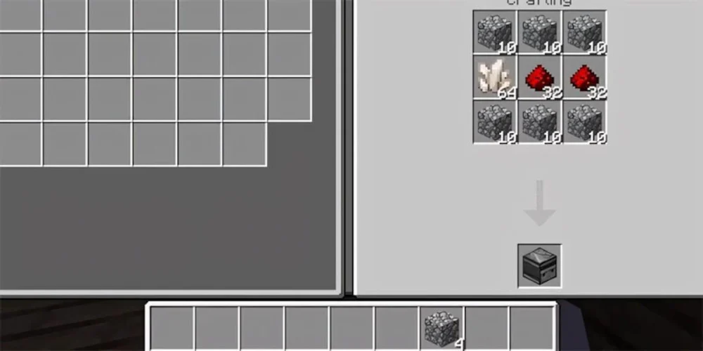 Chế tạo Observer cần 3 nguyên liệu Redstone Minecraft