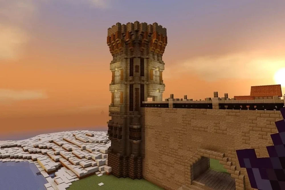 Cách Xây Dựng Công Trình Hình Tròn Trong Minecraft 