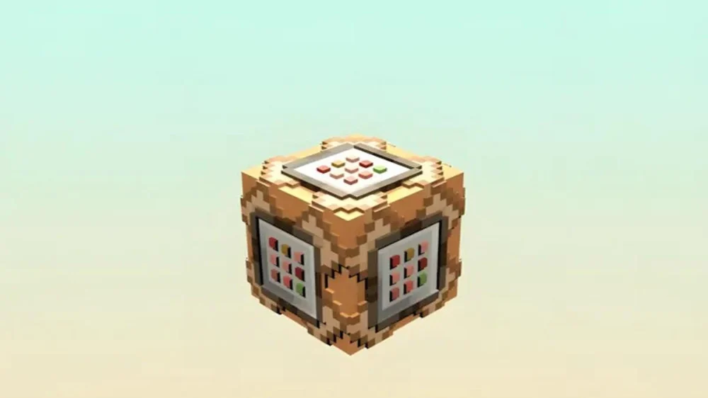 Command block không có trong menu Creative và chỉ lấy được qua lệnh cheat