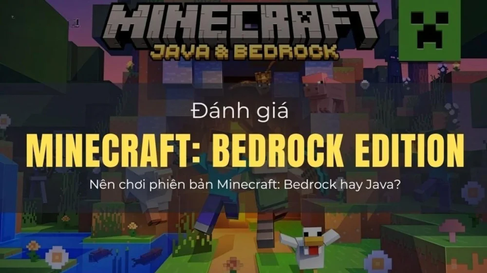 Minecraft Bedrock Edition Được Chuyên Gia Đánh Giá Tuyệt Đối Năm Sao.