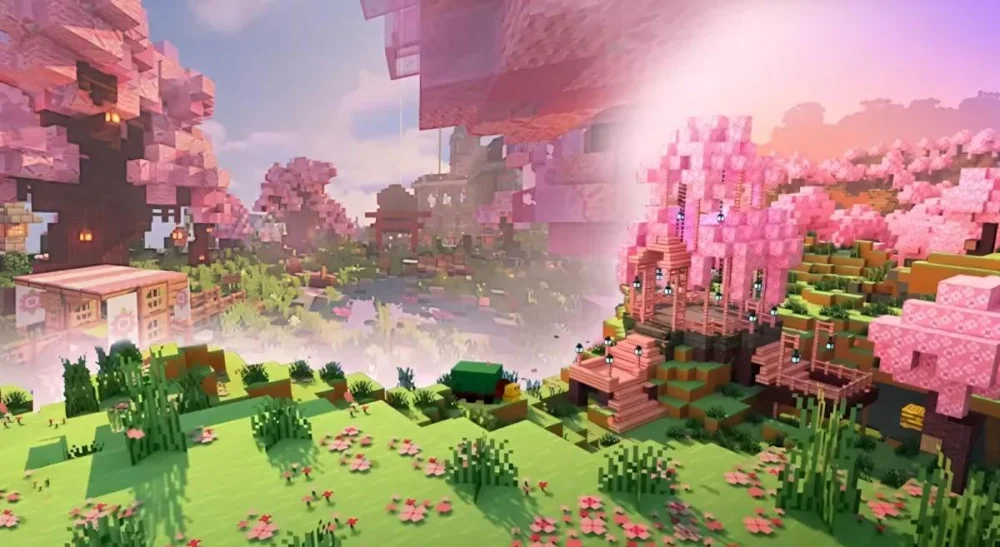 Tải Minecraft 1.20 IOS Cherry Grove Khảo Cổ Metal API Cloud Saving Mới