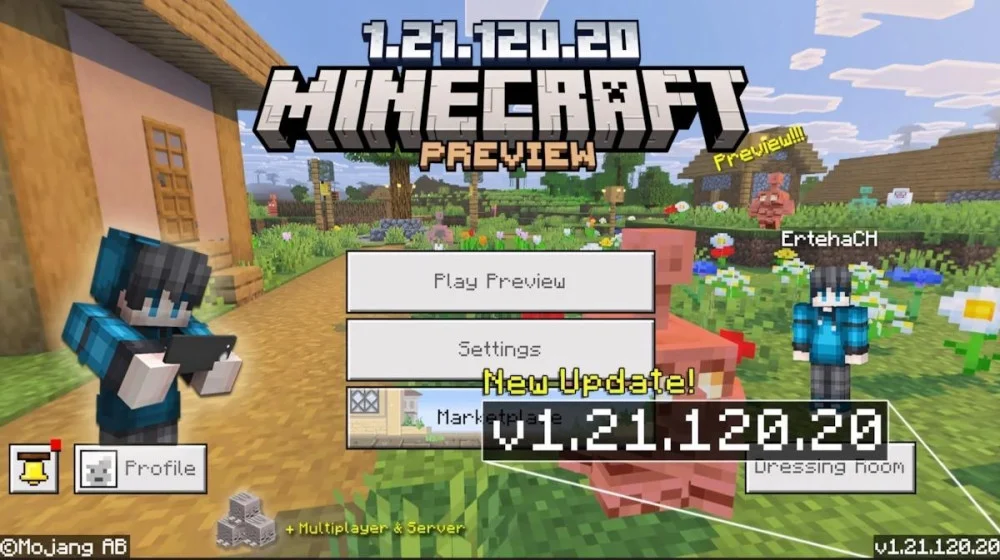 Tải Minecraft PE 1.21.120 Trial Chambers Copper Golem Mace