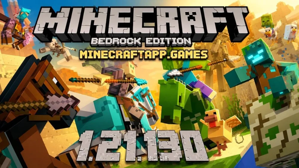 Bedrock 1.21.130.3 thêm Netherite Horse Armor Breath of Nautilus
