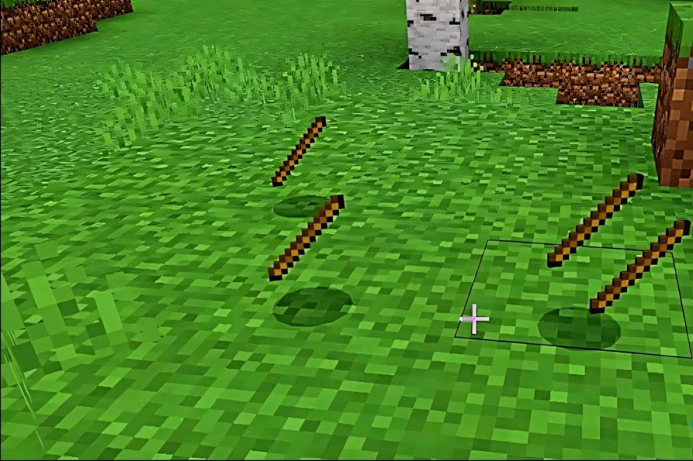 Cách Chế Tạo Gậy Đánh Trong Minecraft 