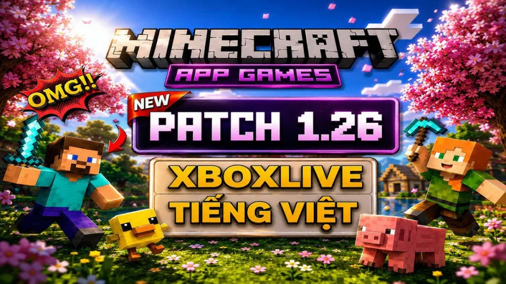 Mojang phát hành Chaos Cubed Bedrock 1.26.30 tối ưu RenderDragon khám phá Sulfur Caves 