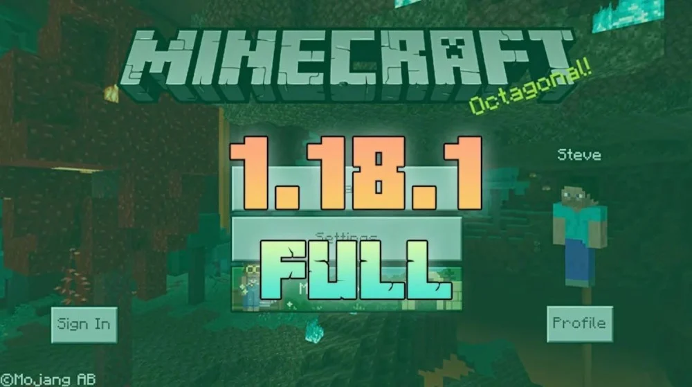 Minecraft 1.18.1 vá lỗi bảo mật và ổn định địa hình.
