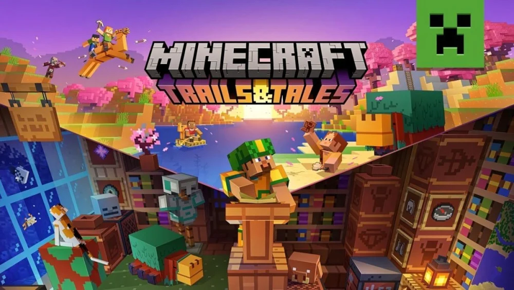 Tải Minecraft 1.20.0 Trails & Tales Sniffer Cherry Grove Khảo Cổ Mới