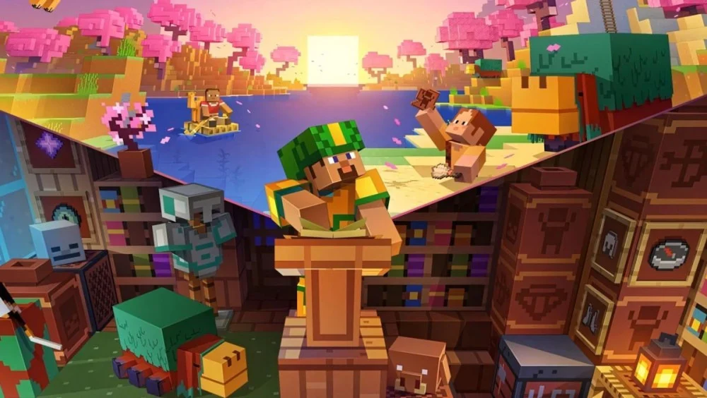 Tải Minecraft 1.21.50 Pale Garden Creaking Resin Mới