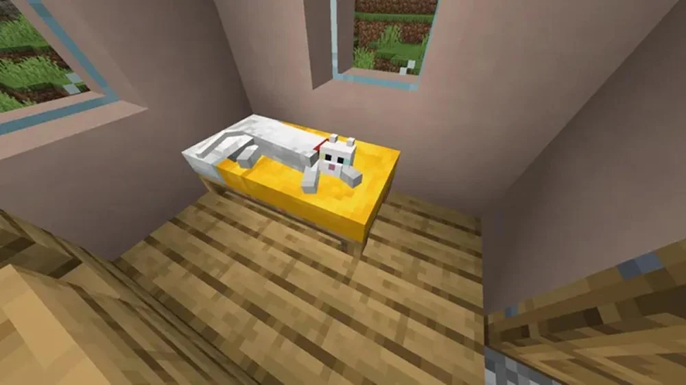 Lợi ích sinh tồn và đặc tính của mèo trong Minecraft