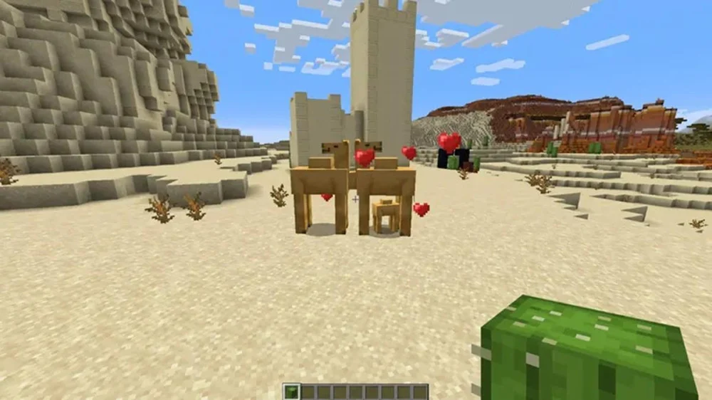 Cách thuần hóa, dẫn dụ và nhân giống Lạc đà trong Minecraft