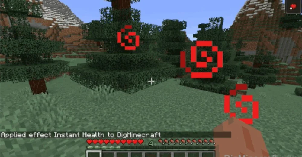 Cơ Chế Hoạt Động Khác Biệt Của Hiệu Ứng Instant Health Trong Game Minecraft 