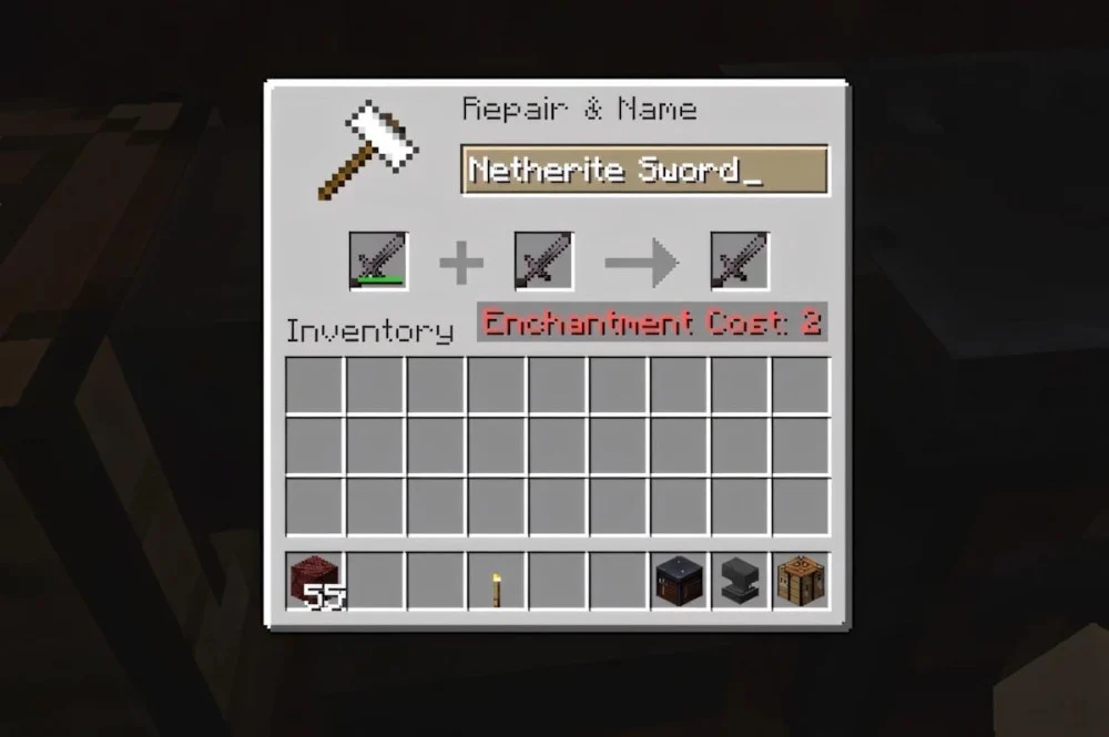 Cách Chế Tạo Kiếm Trong Minecraft 
