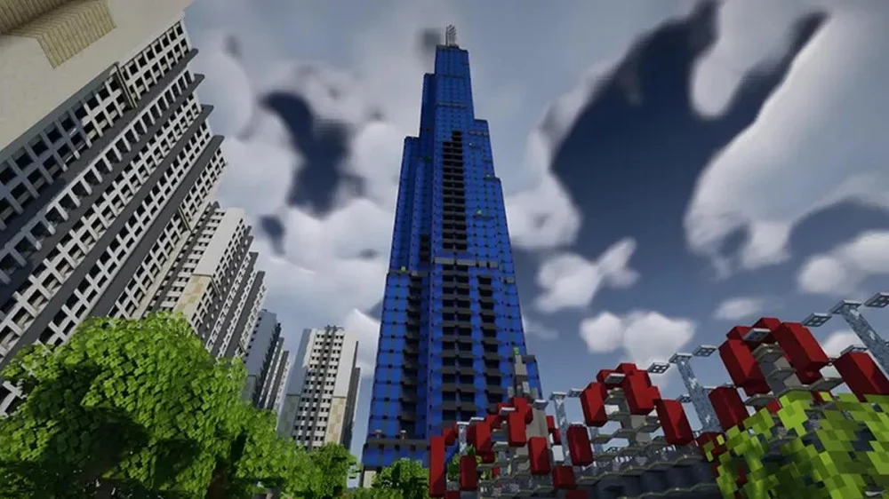 Khám phá công trình Landmark 81 trong Minecraft Việt Nam 