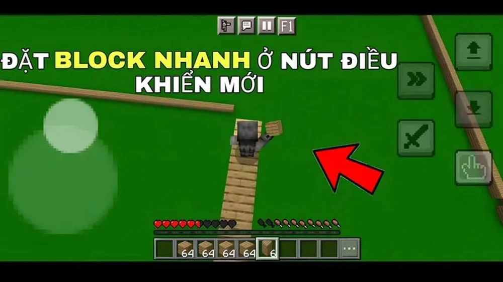 Dùng lệnh setblock và fill để đặt block và xây dựng nhanh hơn nhiều lần 