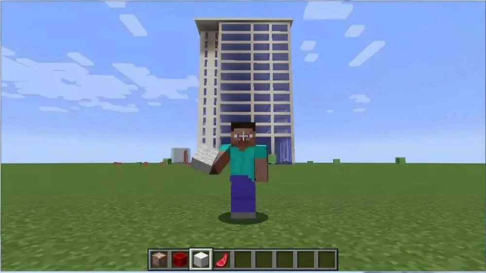 Dùng lệnh Minecraft xây khách sạn hoành tráng chỉ trong vài phút 
