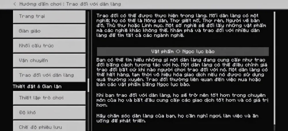 Lợi Ích Khi Cài Tiếng Việt Cho Minecraft PE Giúp Chơi Game Dễ Dàng.