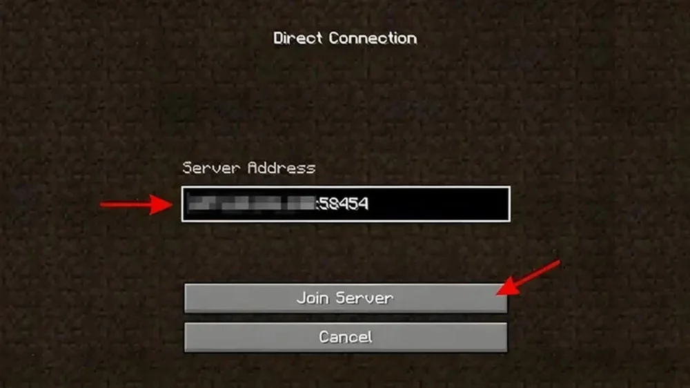 Cách Kết Nối Multiplayer Qua Add Server Hoặc Direct Connection 