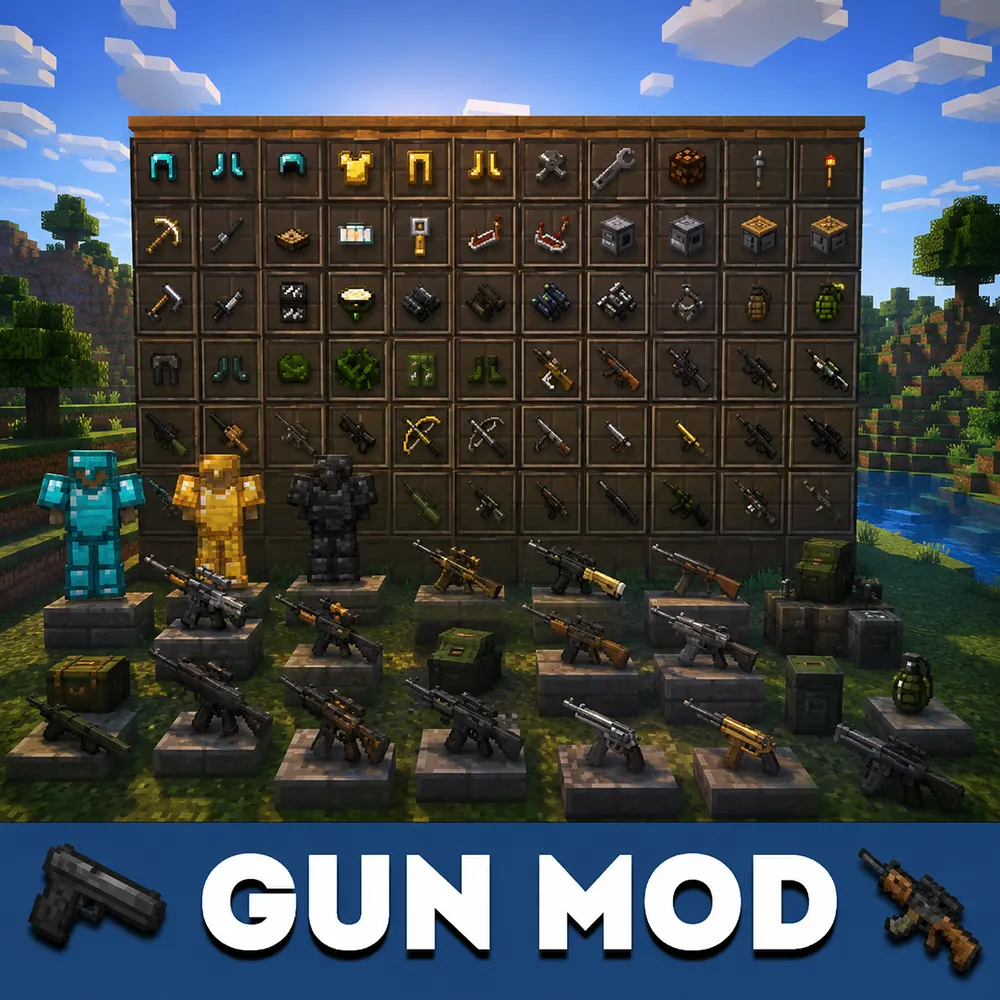 Tải Mod Súng Cho Minecraft PE