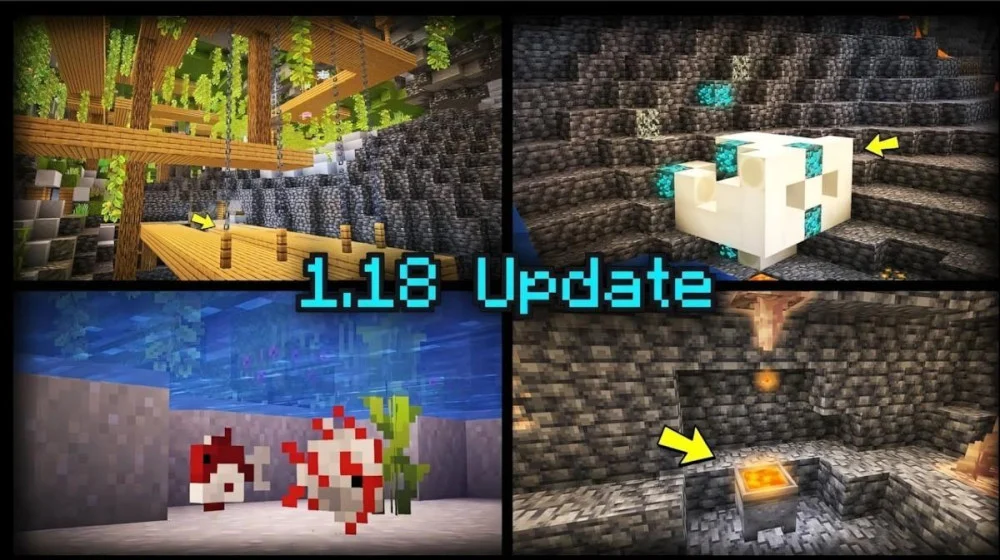 Minecraft 1.18.0 ra mắt hang động mới, điều chỉnh quặng và Warden.