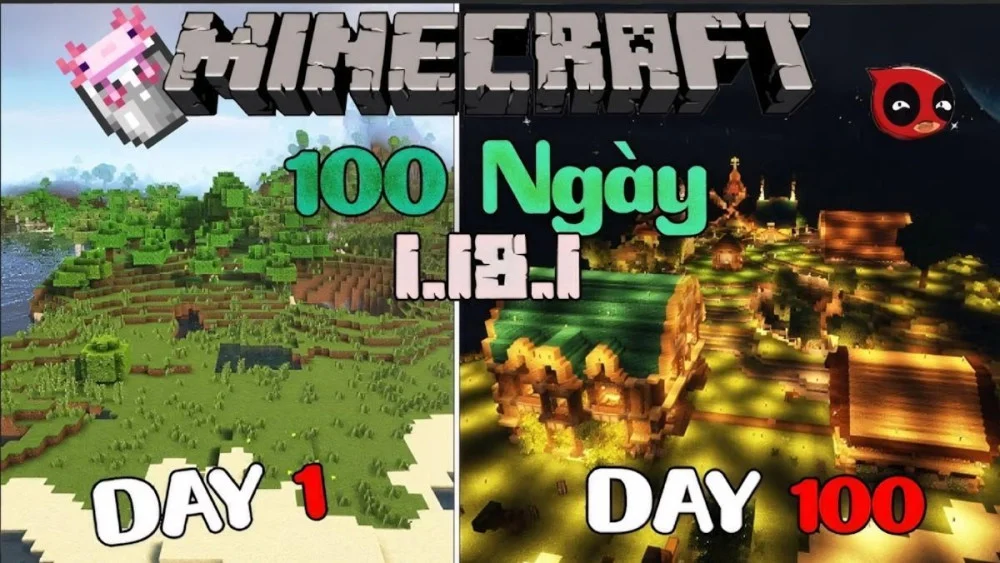 Minecraft 1.18.1 mở rộng không gian và hoàn thiện hang động.
