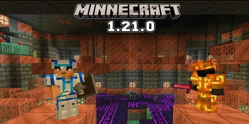 Tải Minecraft 1.21.0 Trial Chambers Sinh Vật Vũ Khí Crafter Tự Động