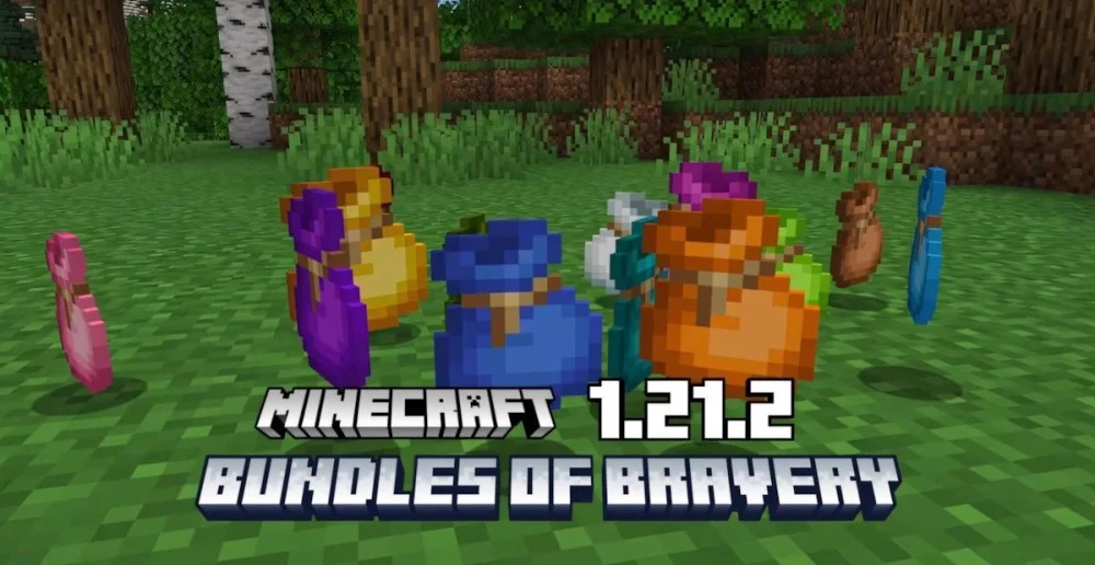 Tải Minecraft 1.21.2 Túi Đồ Bundles Biến Thể Sinh Vật Con Khối Đá Đỏ