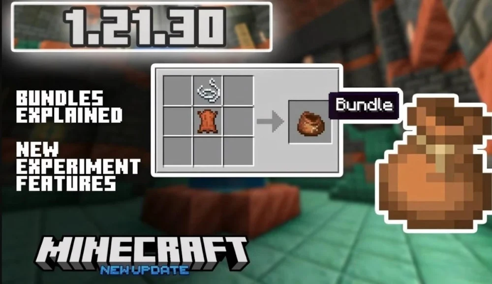 Tải Minecraft 1.21.30 Bundles Mace Ominous Spawner Survival Mode